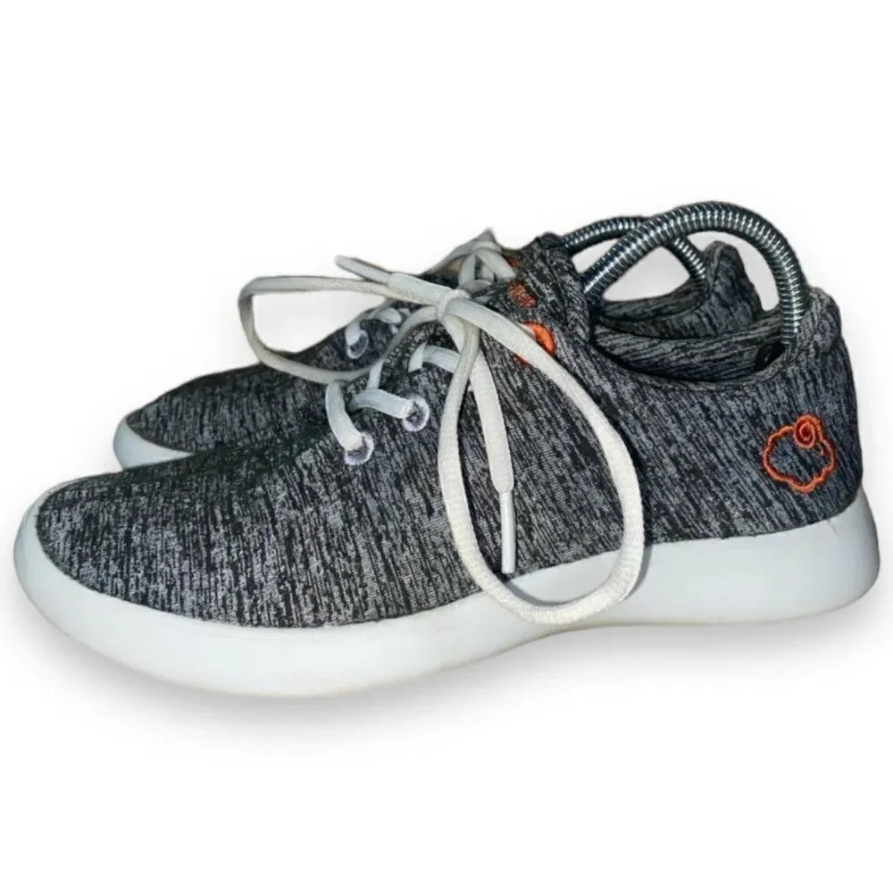 Le Mouton‎ Classic Wool Lightweight Sneakers Heather Grey Women's 7